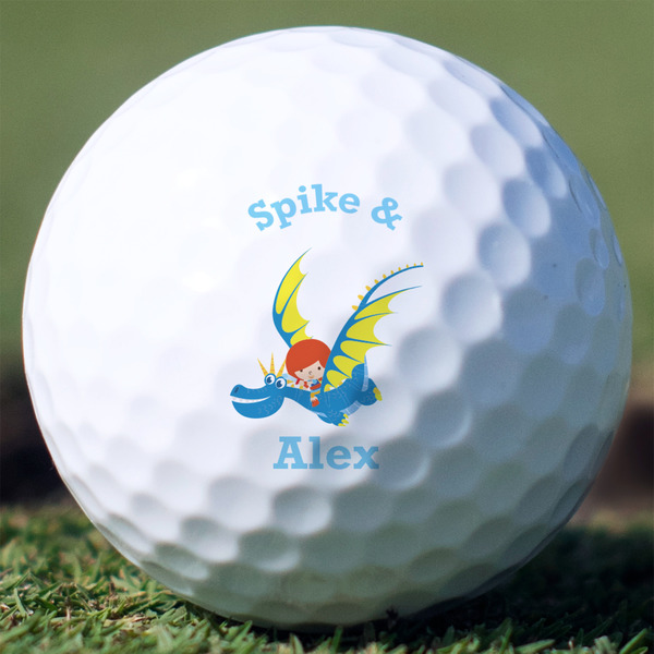 Custom Flying a Dragon Golf Balls - Titleist Pro V1 - Set of 3 (Personalized)