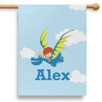 Flying a Dragon 28" House Flag - Double Sided (Personalized)
