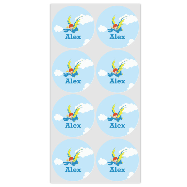 Flying a Dragon Icing Circle - Medium - Set of 8