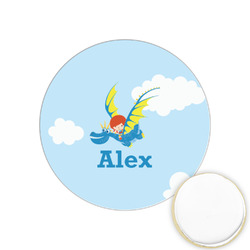 Flying a Dragon Printed Cookie Topper - 1.25" (Personalized)