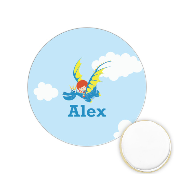 Custom Flying a Dragon Printed Cookie Topper - 1.25" (Personalized)