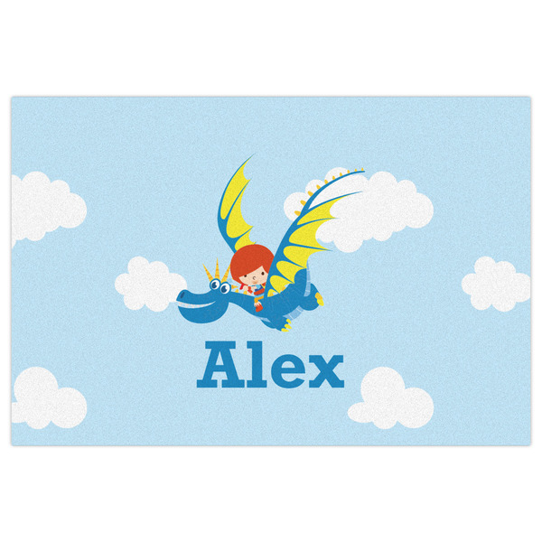 Flying a Dragon Indoor / Outdoor Rug - 4'x6' - Front Flat