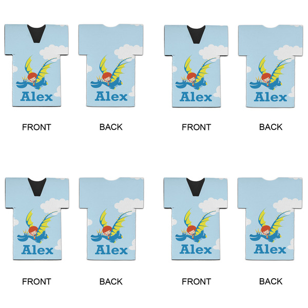 Flying a Dragon Jersey Bottle Cooler - Set of 4 - APPROVAL
