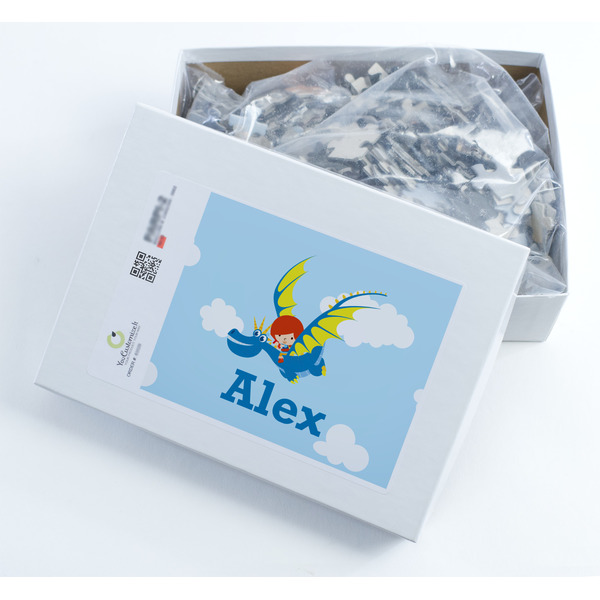 Flying a Dragon Jigsaw Puzzle 500 Piece - Box