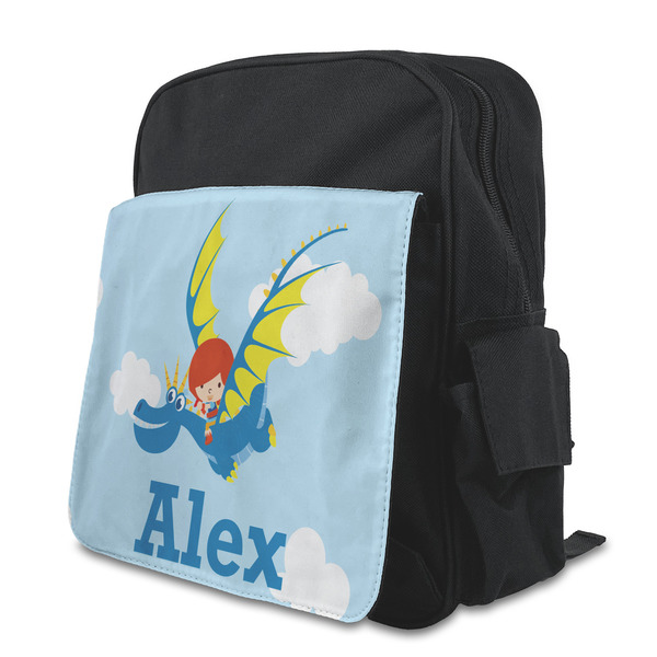 Custom Flying a Dragon Preschool Backpack (Personalized)