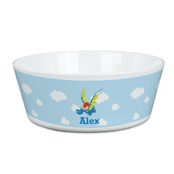Flying a Dragon Kid's Bowl (Personalized)