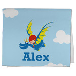 Flying a Dragon Kitchen Towel - Poly Cotton w/ Name or Text