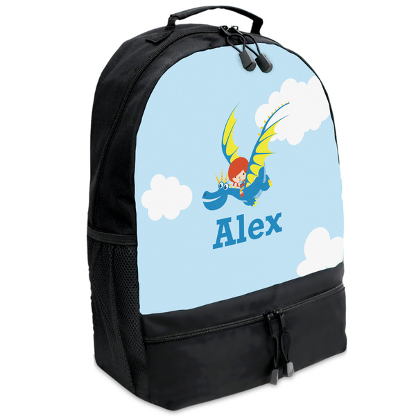 Custom Flying a Dragon Backpacks - Black (Personalized)