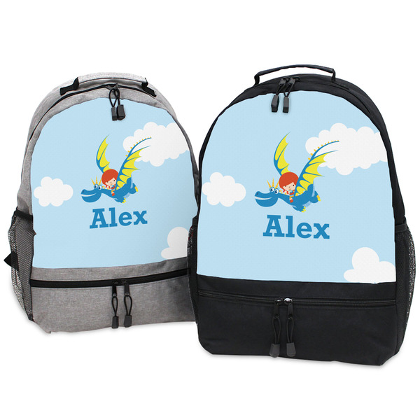 Flying a Dragon Large Backpacks - Both