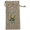 Flying a Dragon Large Burlap Gift Bags - Front