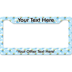 Flying a Dragon License Plate Frame - Style B (Personalized)