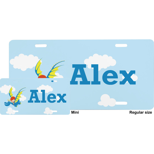 Flying a Dragon License Plate (Sizes)