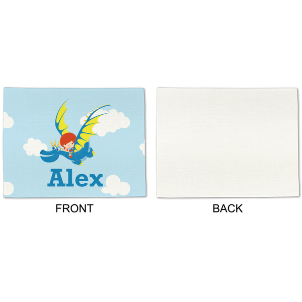 Flying a Dragon Linen Placemat - APPROVAL Single (single sided)