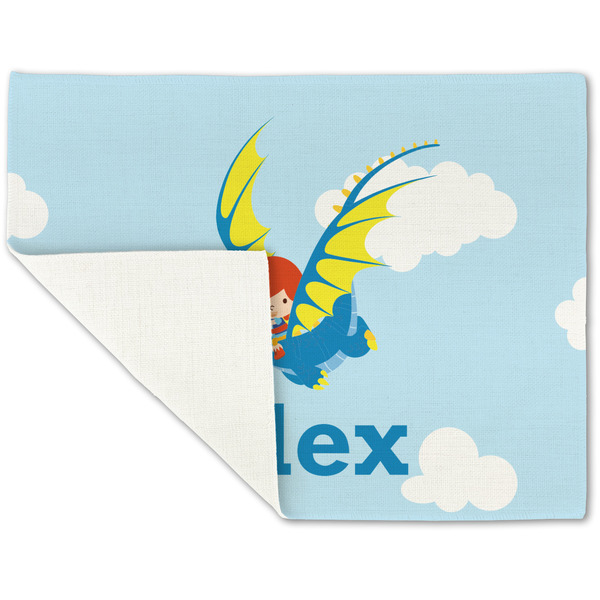 Flying a Dragon Linen Placemat - Folded Corner (single side)