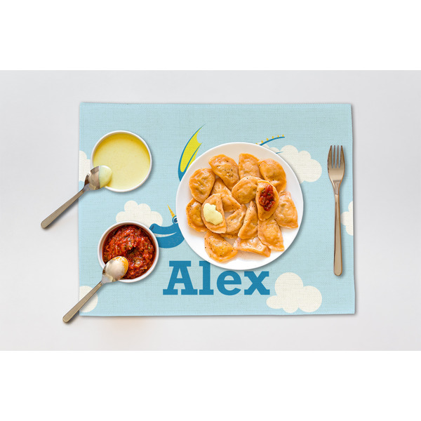 Flying a Dragon Linen Placemat - Lifestyle (single)