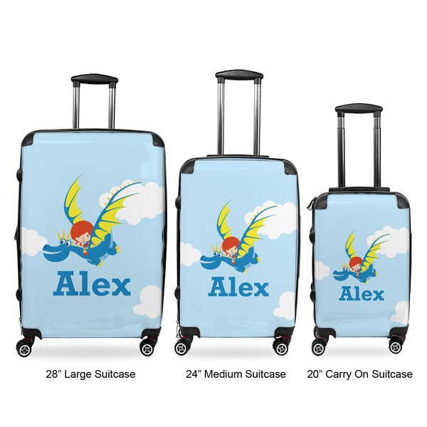 Flying a Dragon Luggage Bags all sizes - With Handle