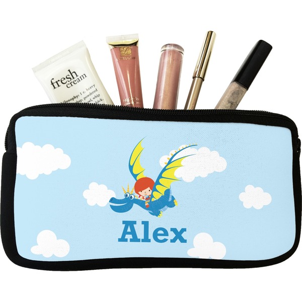 Custom Flying a Dragon Makeup / Cosmetic Bag - Small (Personalized)