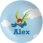 Flying a Dragon Melamine Plate (Personalized)