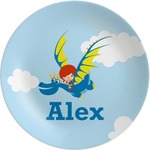 Flying a Dragon Melamine Plate (Personalized)
