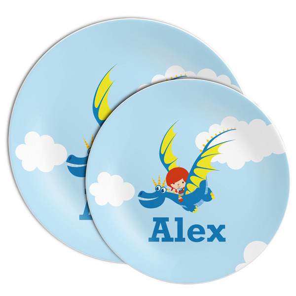 Flying a Dragon Melamine Plates - PARENT/MAIN