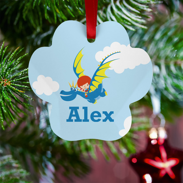 Flying a Dragon Metal Paw Ornament - Lifestyle