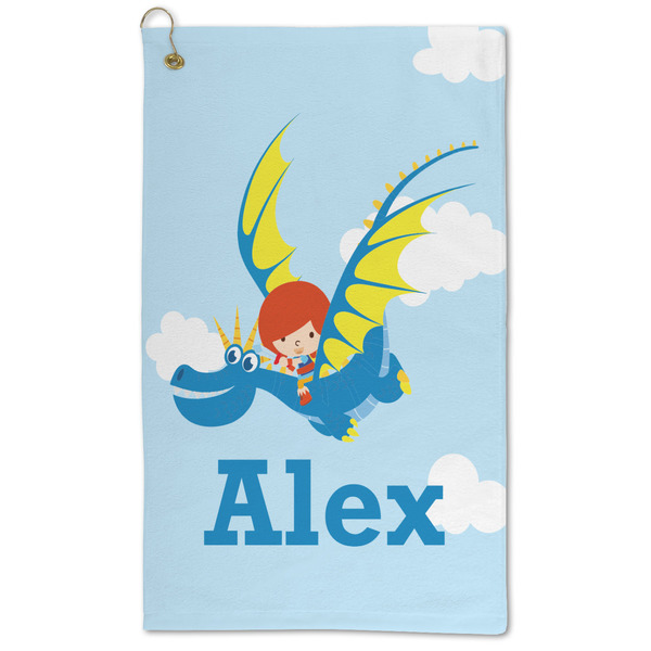 Custom Flying a Dragon Microfiber Golf Towel (Personalized)