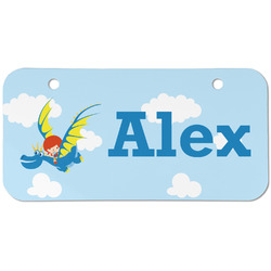 Flying a Dragon Mini/Bicycle License Plate (2 Holes) (Personalized)