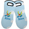Flying a Dragon Neoprene Oven Mitts - Set of 2 w/ Name or Text
