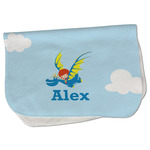 Flying a Dragon Burp Cloth - Fleece w/ Name or Text