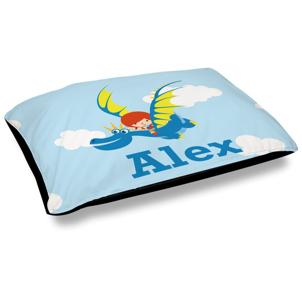 Custom Flying a Dragon Dog Bed w/ Name or Text