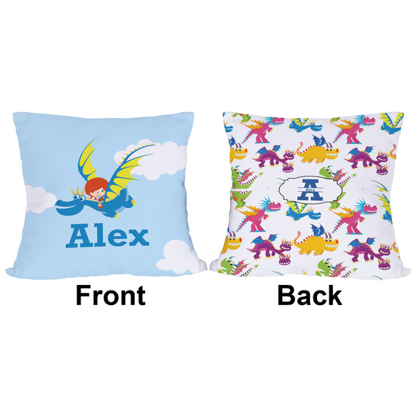 Flying a Dragon Outdoor Pillow - 16x16