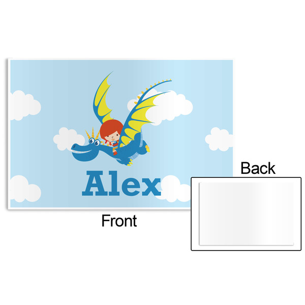Flying a Dragon Disposable Paper Placemat - Front & Back