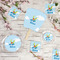 Flying a Dragon Party Supplies Combination Image - All items - Plates, Coasters, Fans