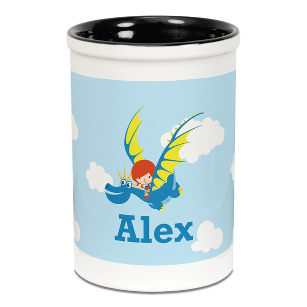 Flying a Dragon Pencil Holder - Black