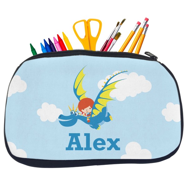Flying a Dragon Pencil / School Supplies Bags - Medium