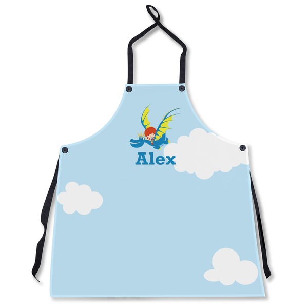 Custom Flying a Dragon Apron Without Pockets w/ Name or Text