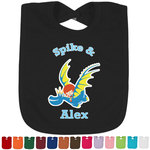 Flying a Dragon Cotton Baby Bib (Personalized)