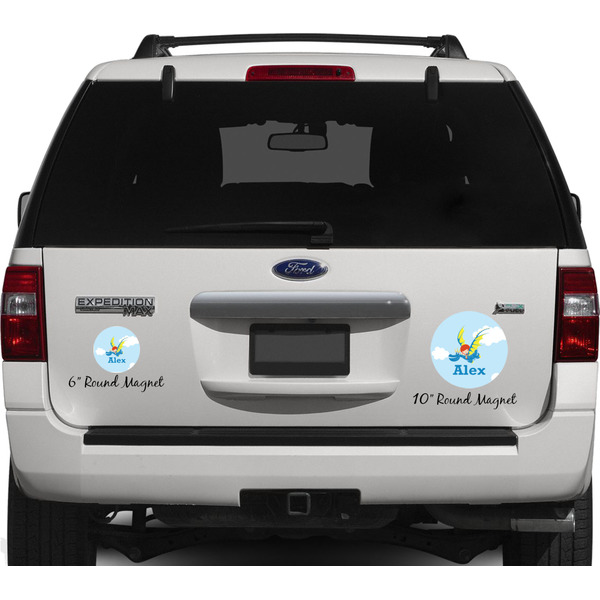 Flying a Dragon Personalized Car Magnets on Ford Explorer