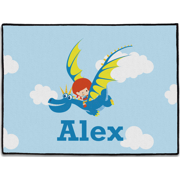 Custom Flying a Dragon Door Mat (Personalized)