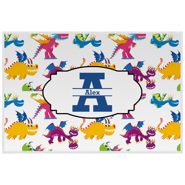 Flying a Dragon Personalized Placemat (Back)