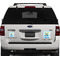 Flying a Dragon Personalized Square Car Magnets on Ford Explorer