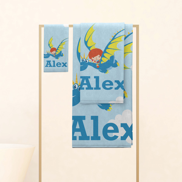 Flying a Dragon Personalized Towel Set