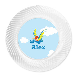 Flying a Dragon Plastic Party Dinner Plates - 10" (Personalized)