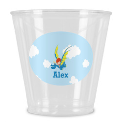 Flying a Dragon Plastic Shot Glass (Personalized)