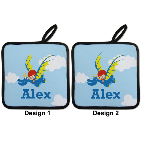 Flying a Dragon Pot Holders - Set of 2 APPROVAL