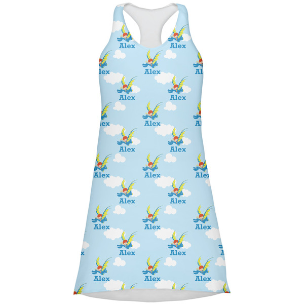 Custom Flying a Dragon Racerback Dress - Large (Personalized)