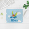 Flying a Dragon Rectangular Mouse Pad - LIFESTYLE 2
