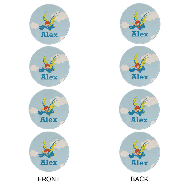 Flying a Dragon Round Linen Placemats - APPROVAL Set of 4 (double sided)