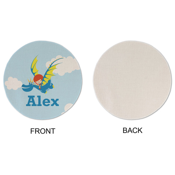 Flying a Dragon Round Linen Placemats - APPROVAL (single sided)