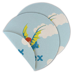 Flying a Dragon Round Linen Placemat - Double Sided (Personalized)